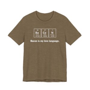 Bacon Periodic Chart T-Shirt