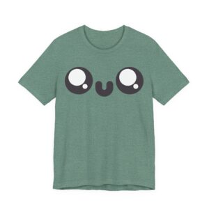 Cute Smiley Face Emoji Unisex Jersey Short Sleeve Tee