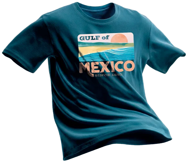 Gulf of Mexico graphic t-shirt